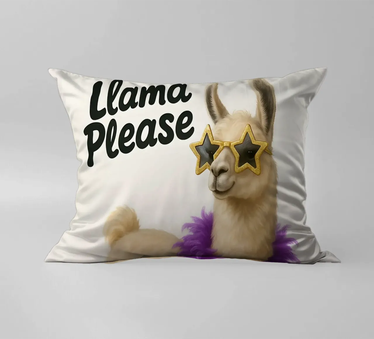 Meme divertente sui lama cuscino da Funny Humor Art