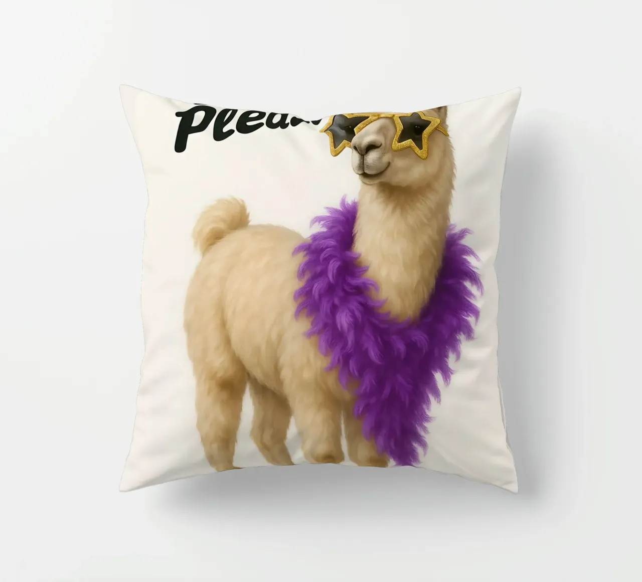Meme divertente sui lama cuscino da Funny Humor Art