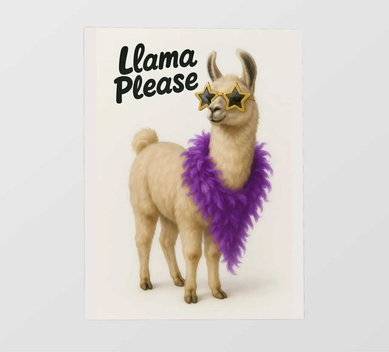 Meme divertente sui lama telo in pvc da Funny Humor Art