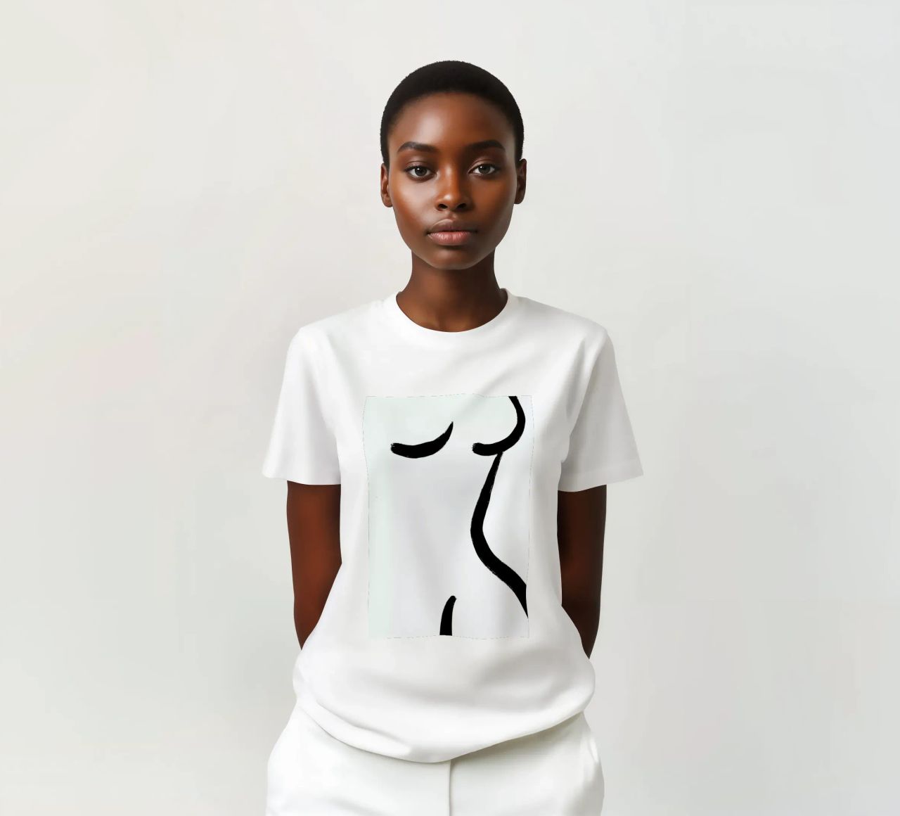 Curve t-shirt da Graphite