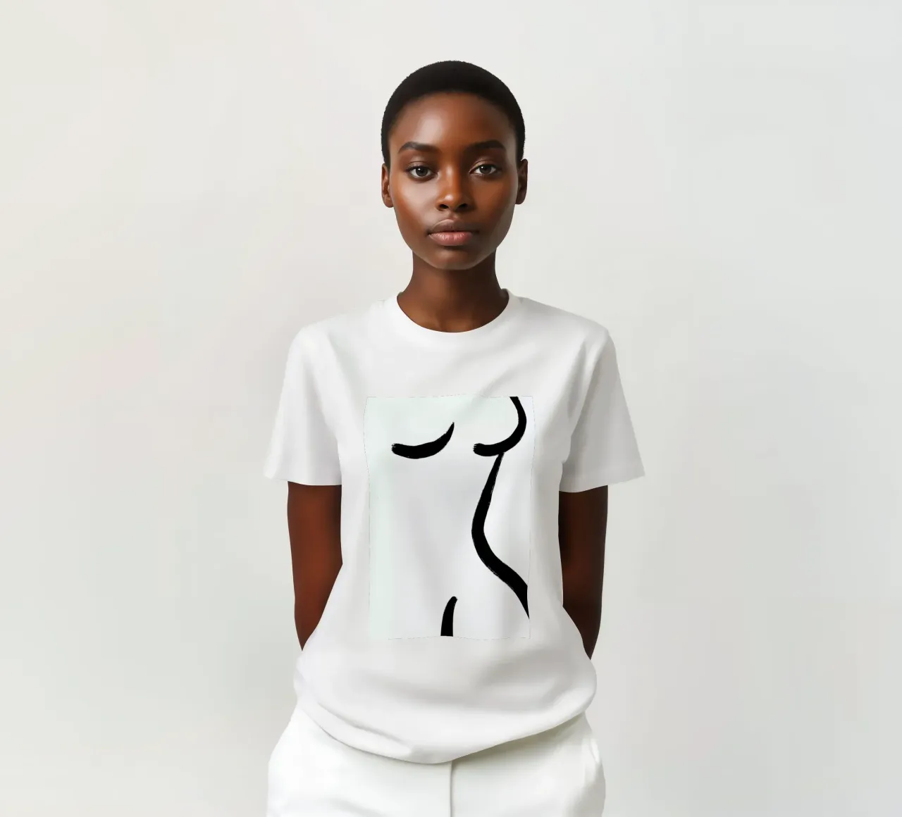 Curve t-shirt da Graphite