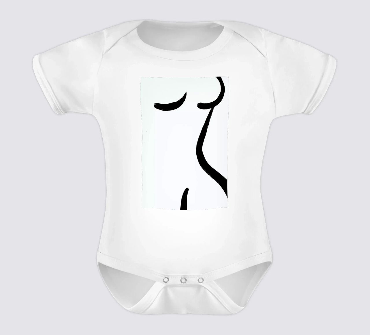 Curve Kurzarm Babybody von Graphite