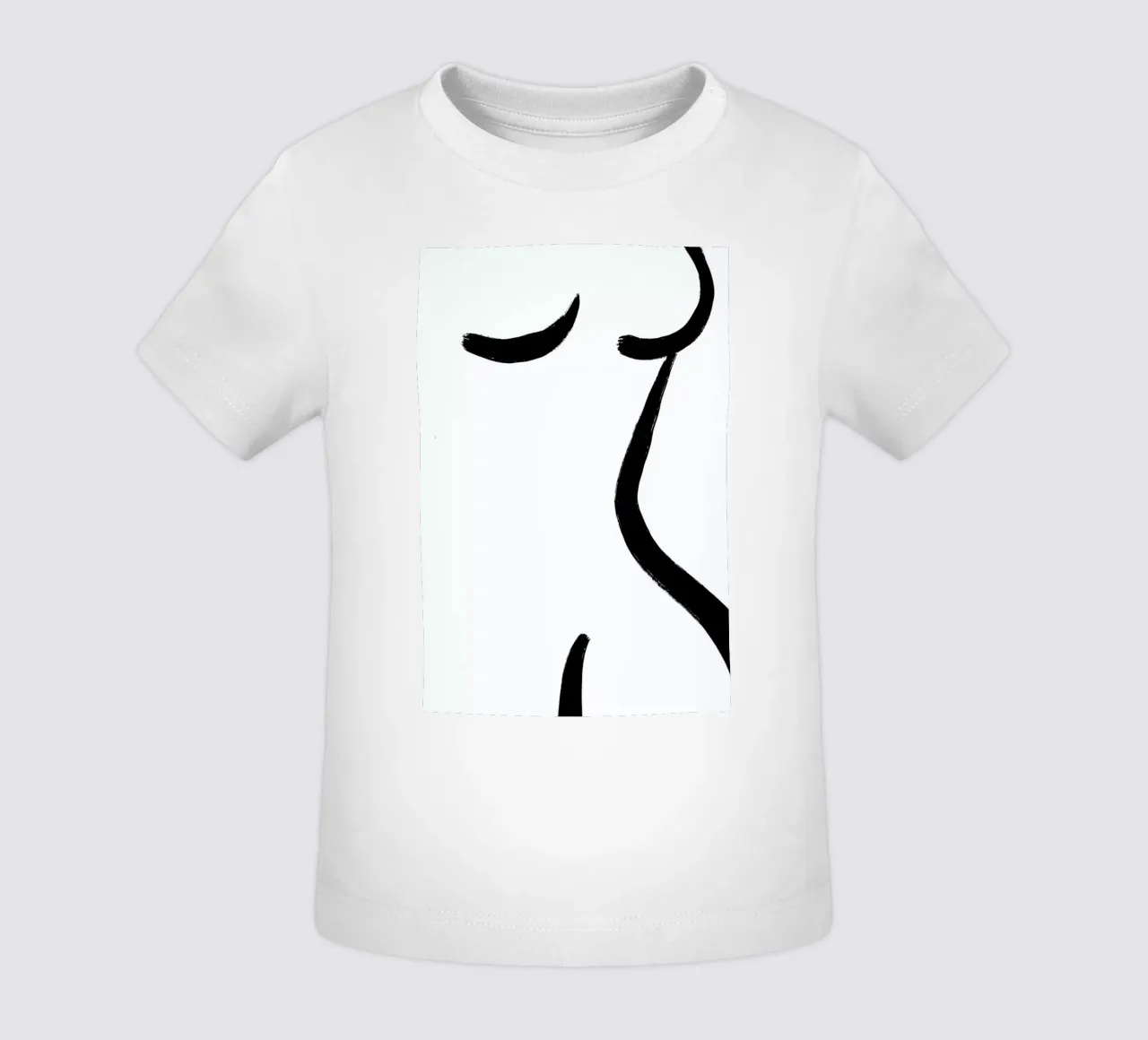 Curve baby t-shirt van Graphite