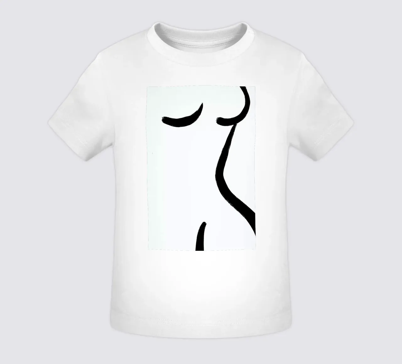 Curve camiseta de bebé de Graphite