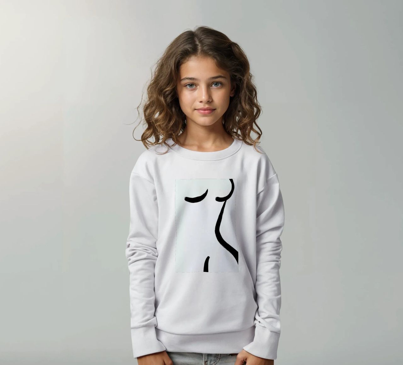 Curve felpa bambino da Graphite