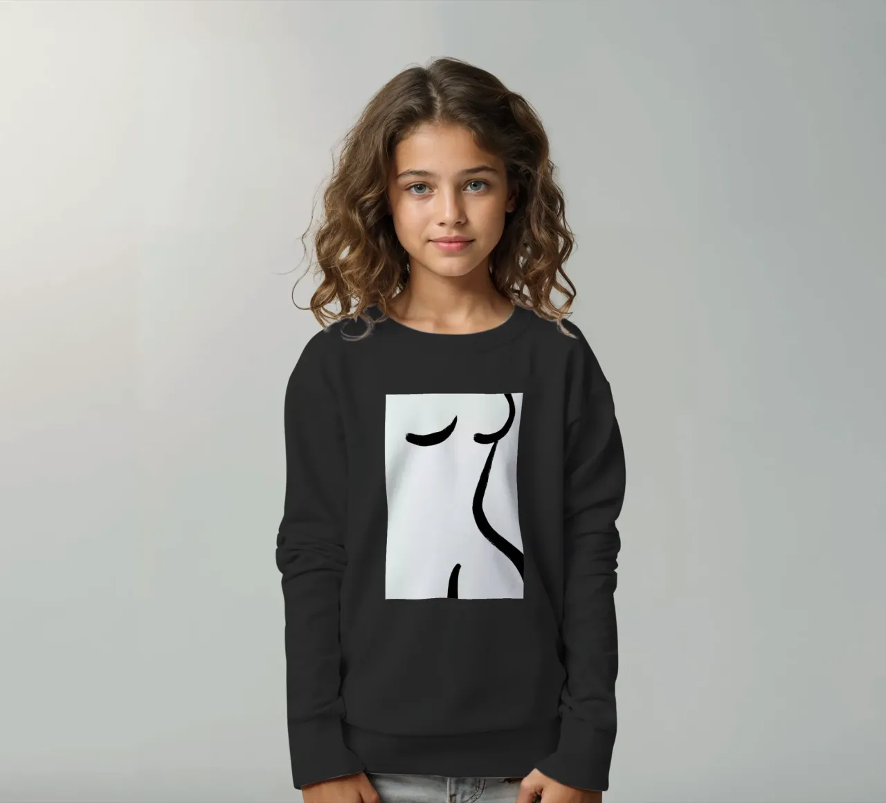 Curve felpa bambino da Graphite