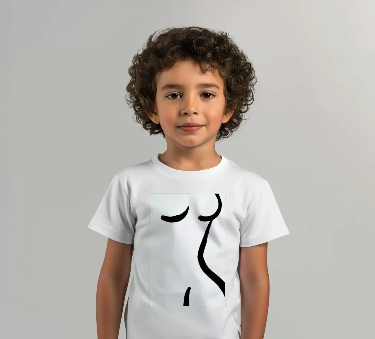 Curve t-shirt bambini da Graphite