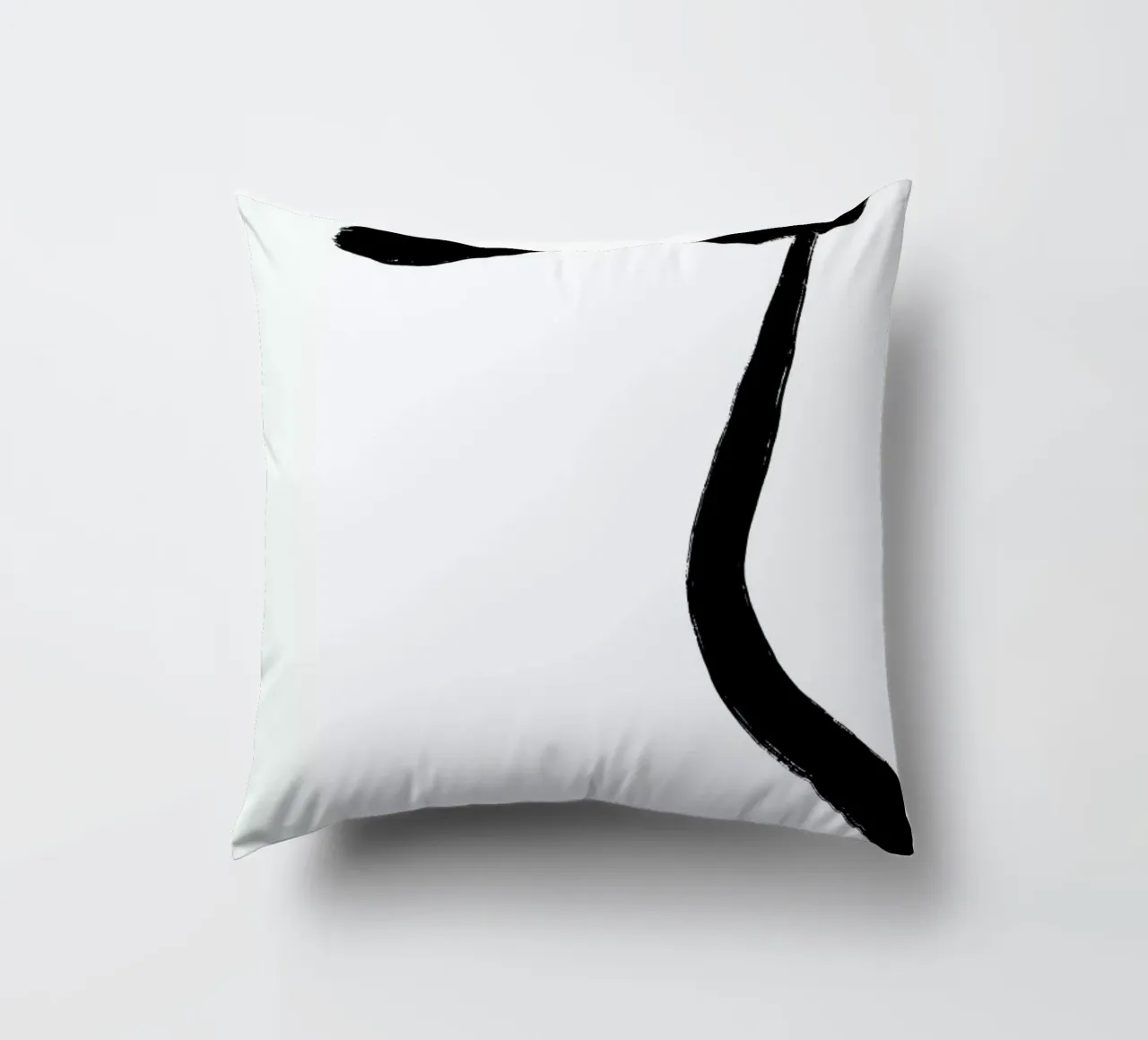 Curve Kissen von Graphite