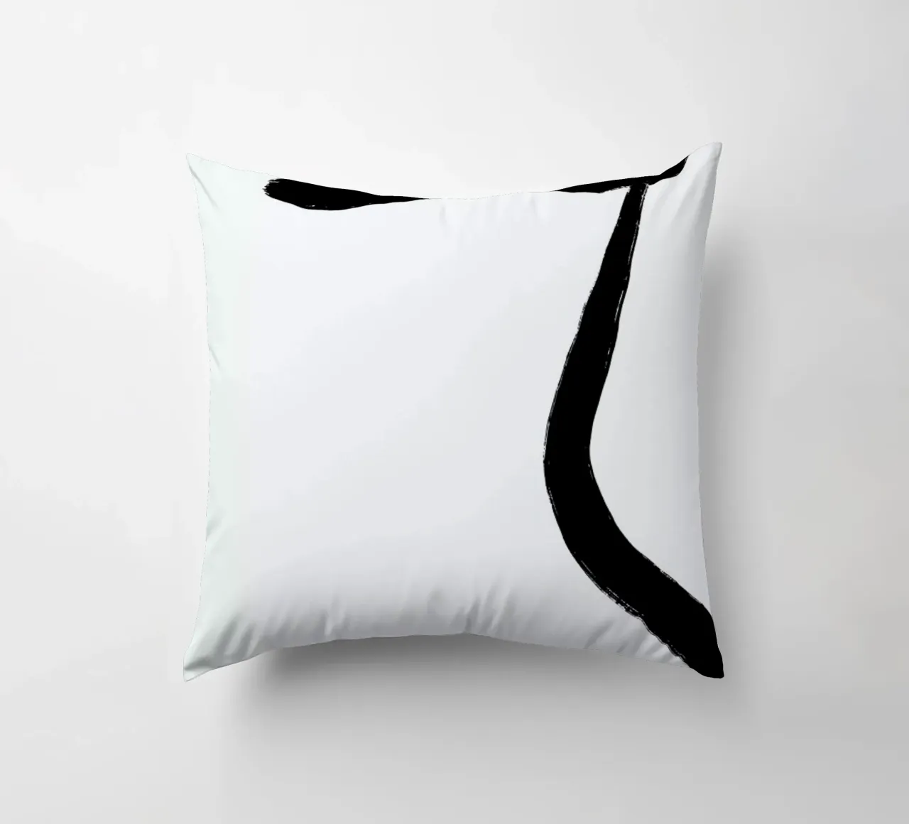 Curve Kissen von Graphite