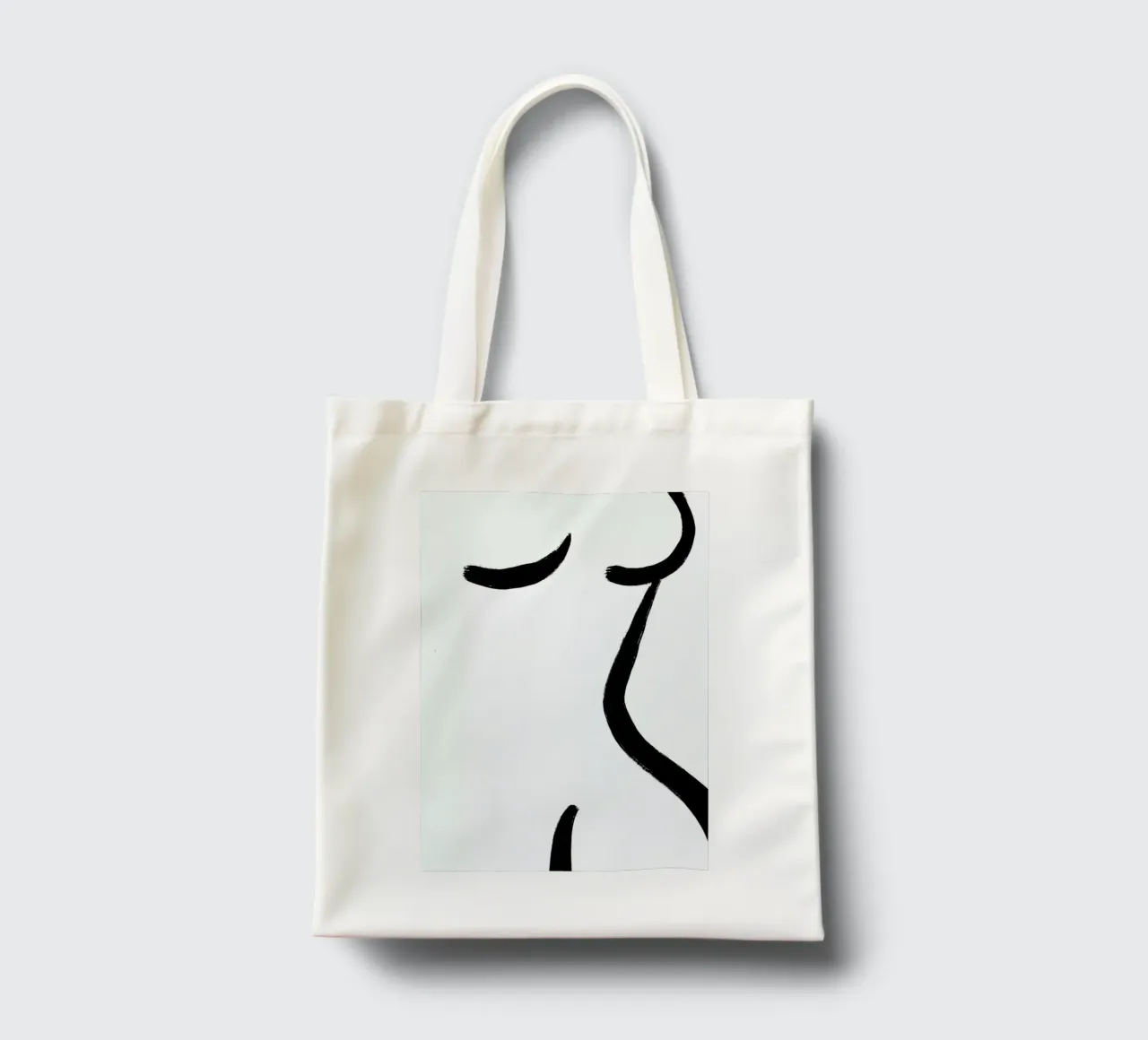Curve borsa in juta da Graphite