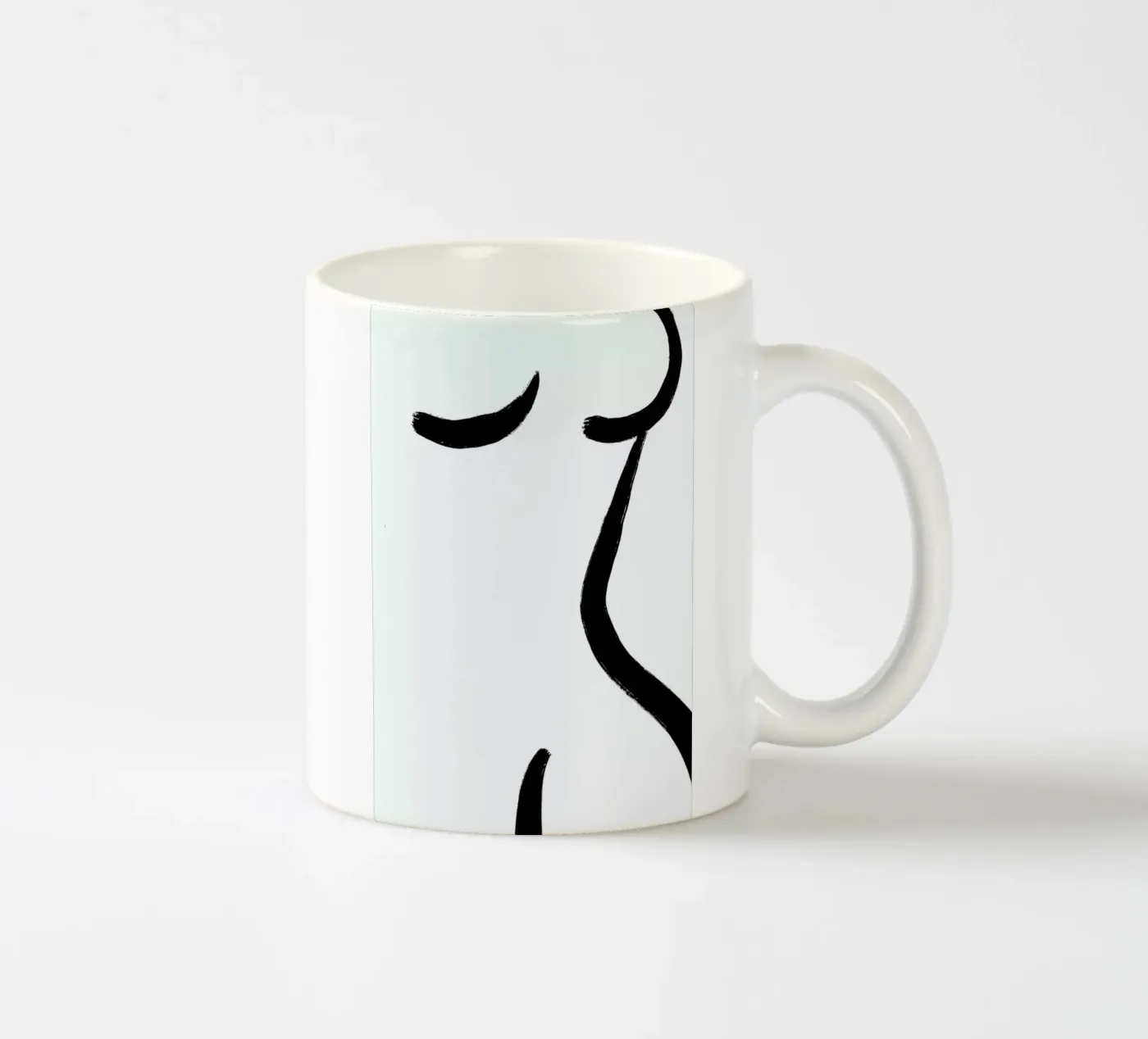Curve ceramic mug by Graphite