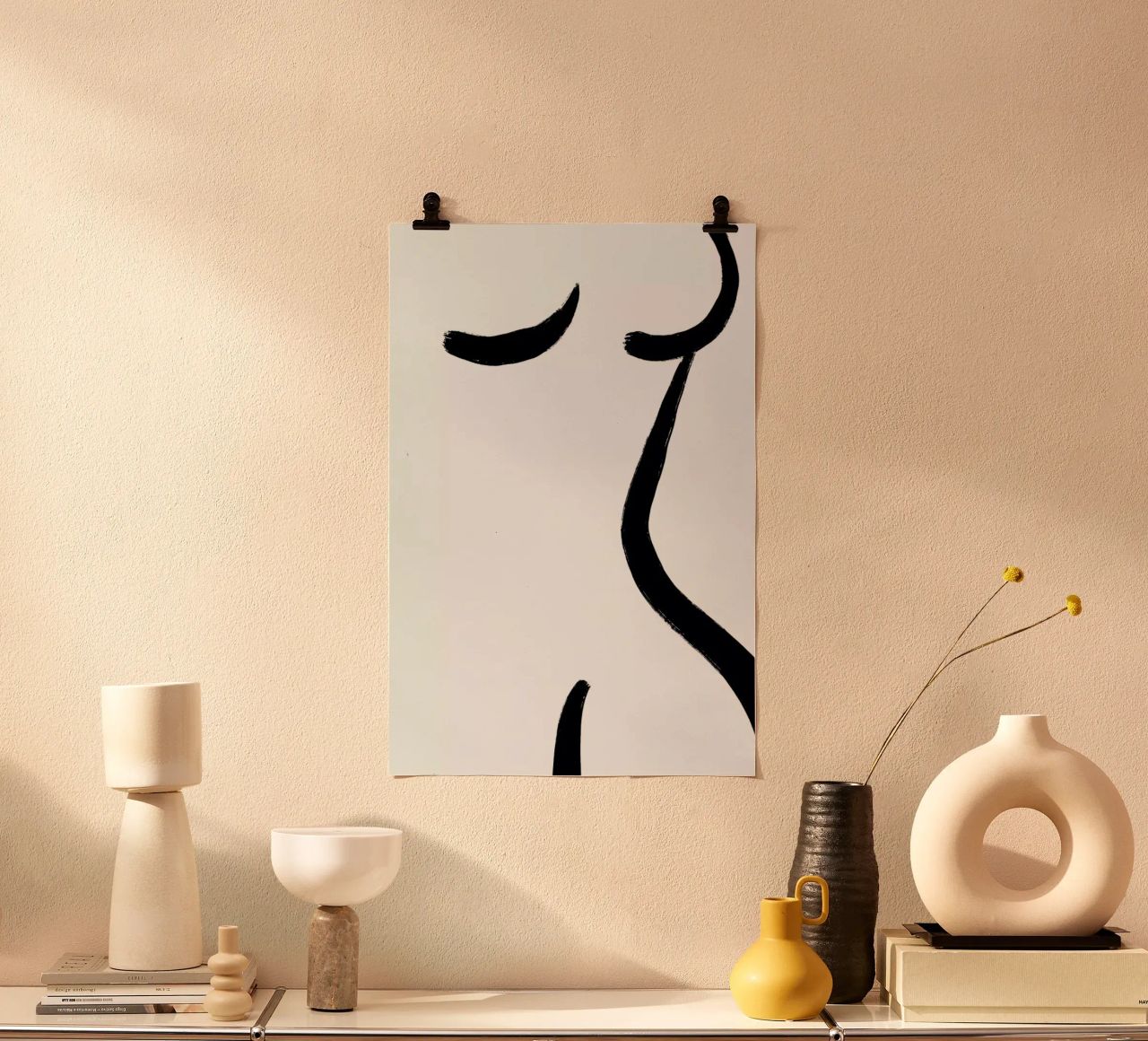 Curve Poster von Graphite
