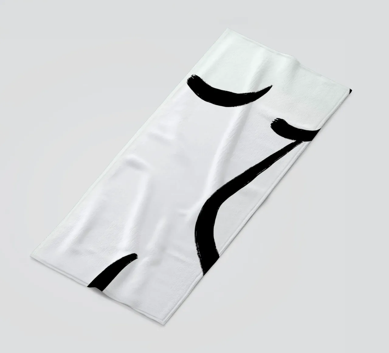 Curve beach towel by Graphite