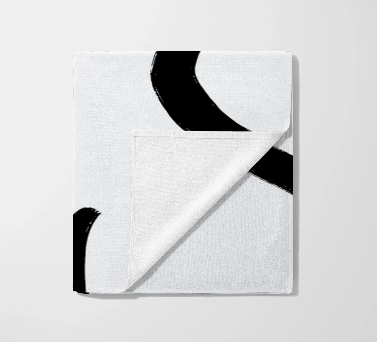 Curve beach towel by Graphite