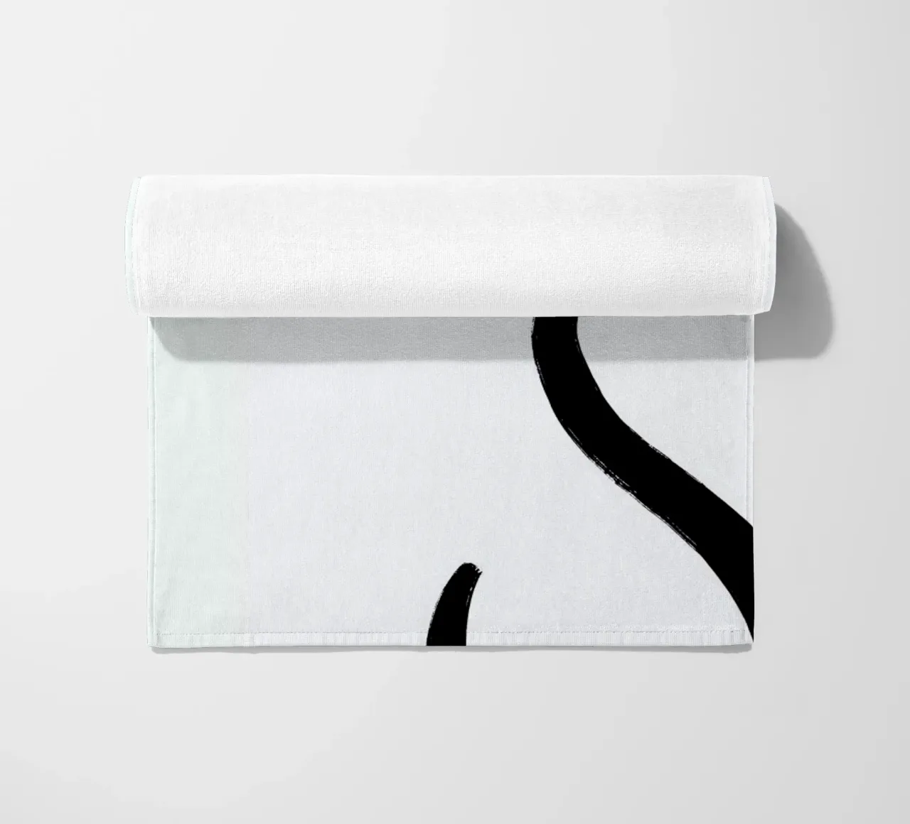 Curve beach towel by Graphite