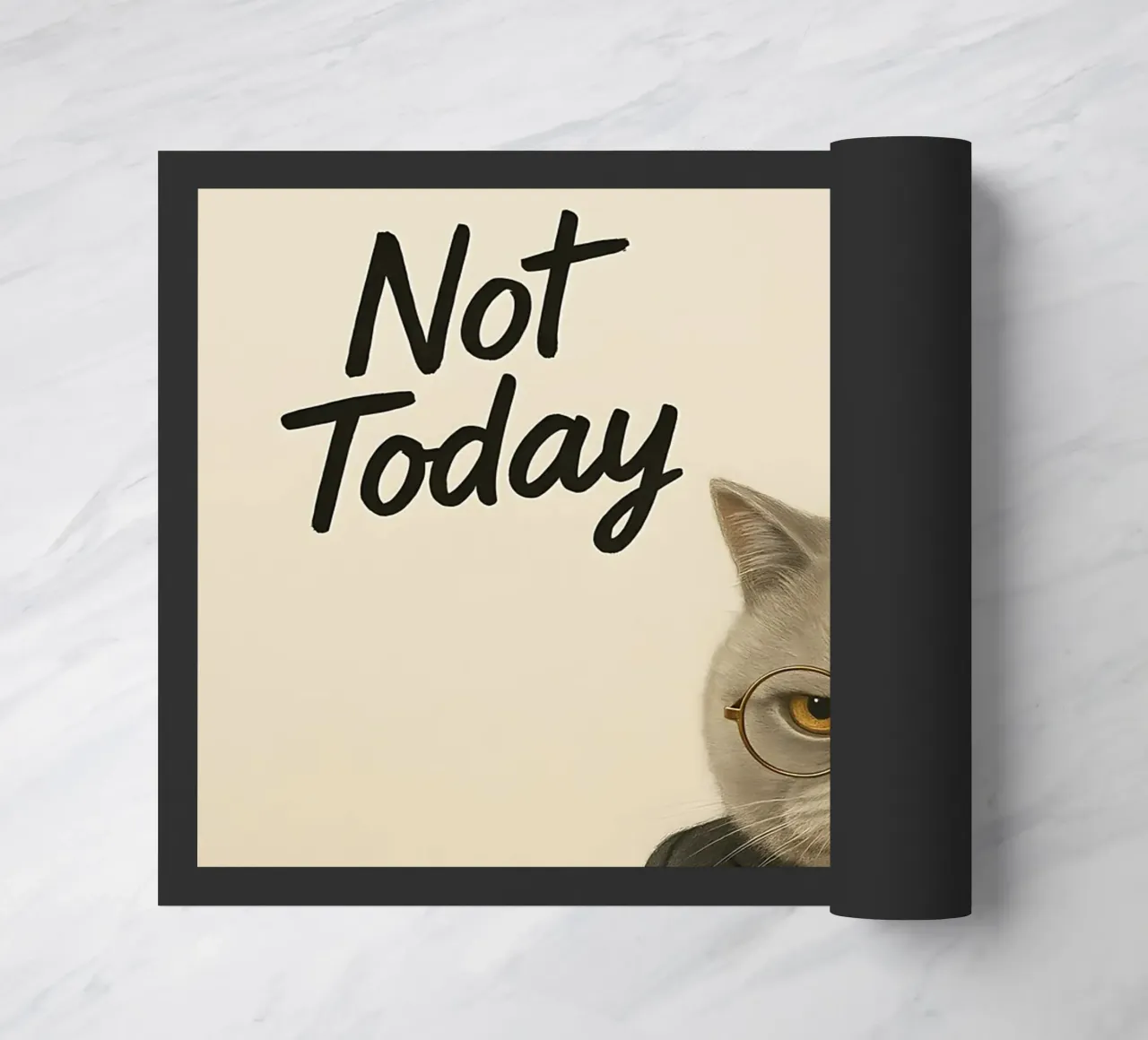 Meme divertente sul gatto capo zerbino da Funny Humor Art
