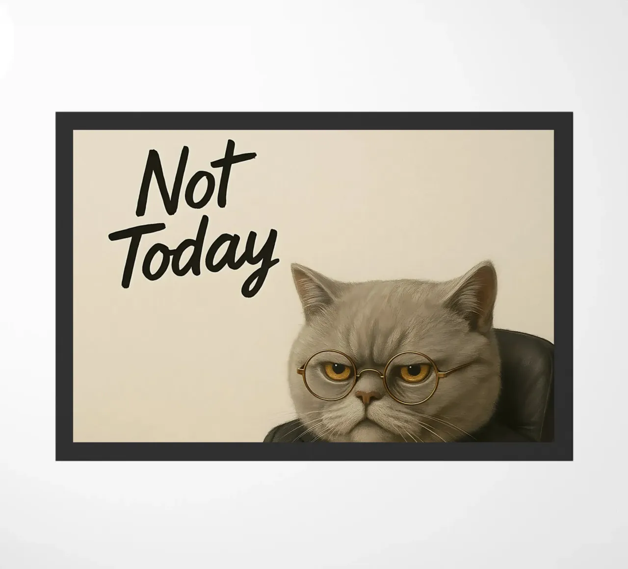Meme divertente sul gatto capo zerbino da Funny Humor Art