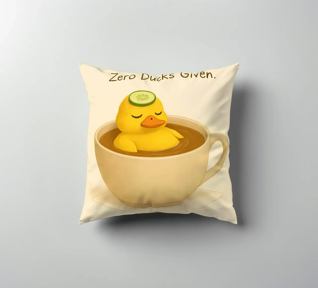 Funny Duck Meme 3 cuscino da Funny Humor Art