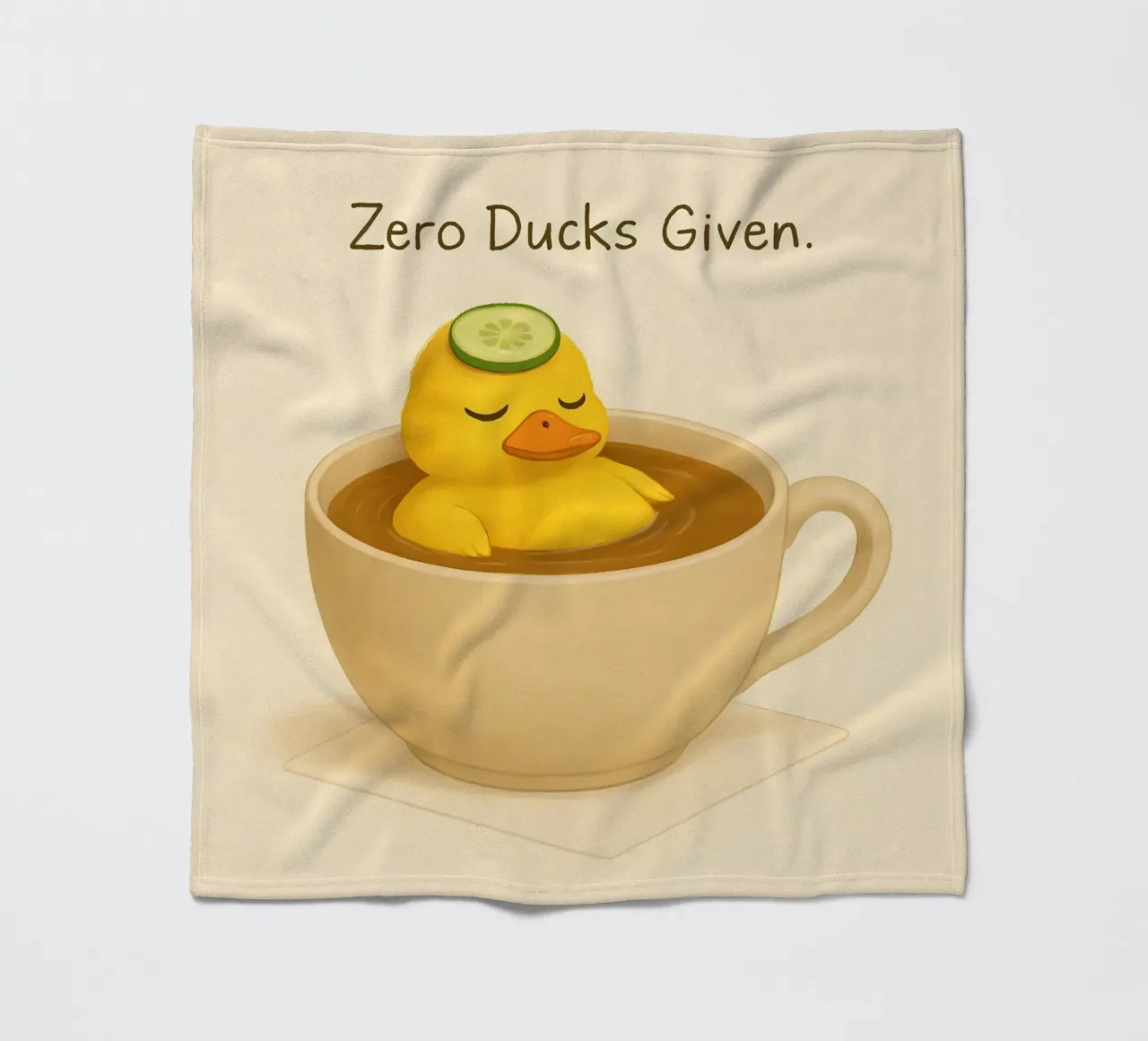 Funny Duck Meme 3 coperta in pile da Funny Humor Art