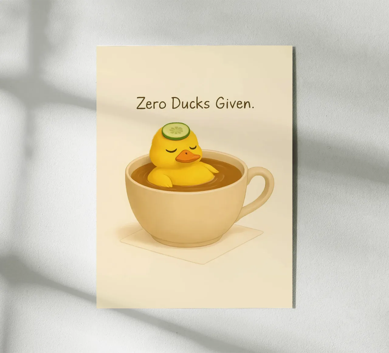 Funny Duck Meme 3 plexiglass da Funny Humor Art