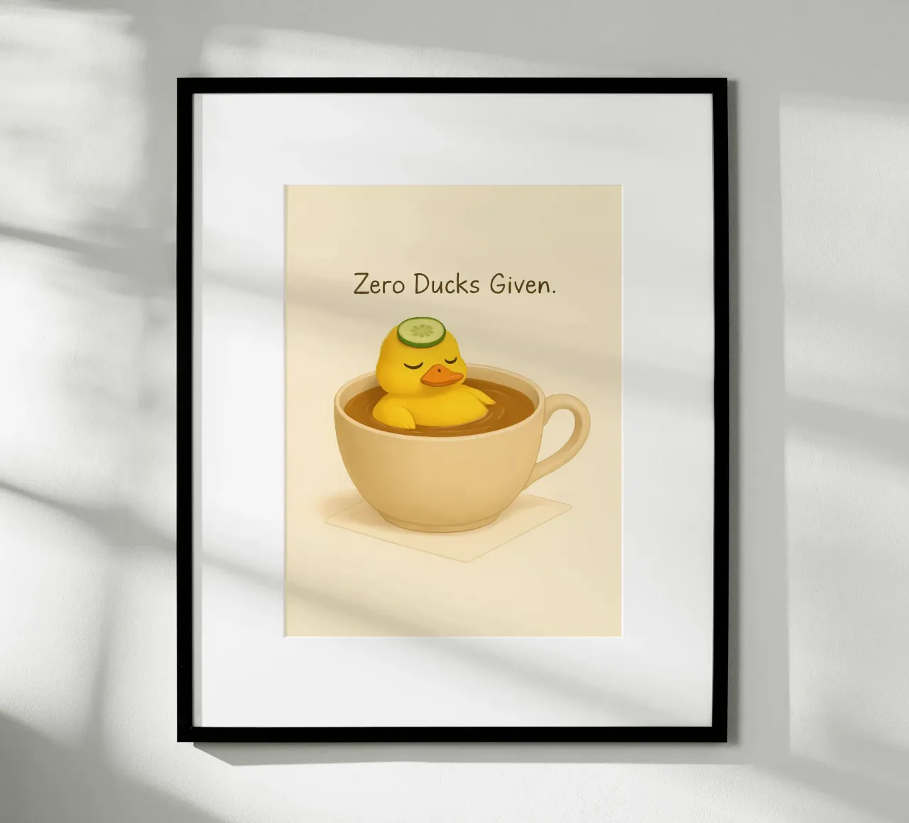 Funny Duck Meme 3 carta hahnemühle da Funny Humor Art