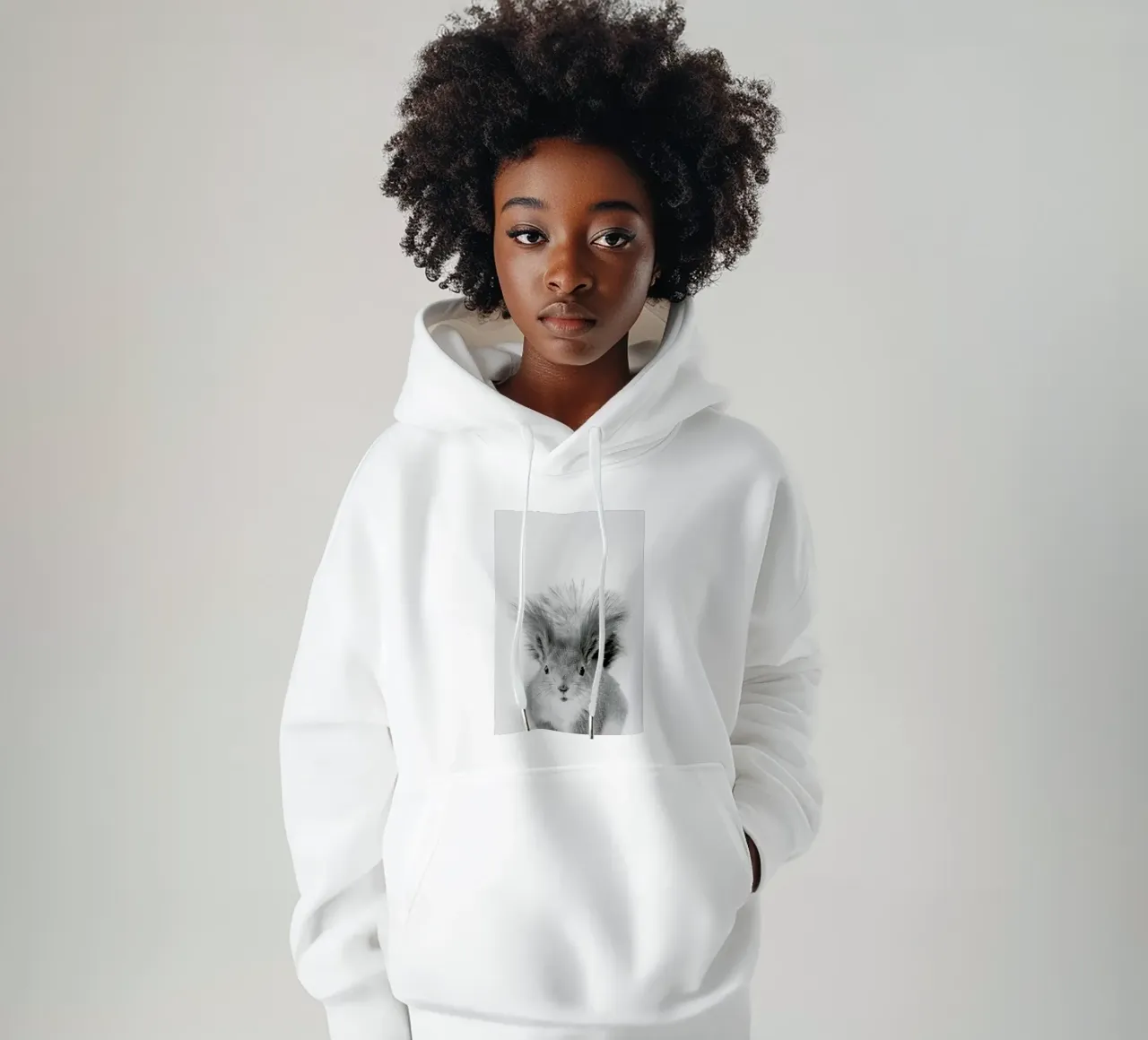 Squirrel felpa con cappuccio da Paws & Claws