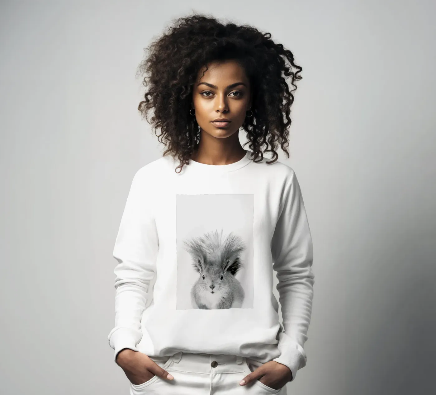 Squirrel sweatshirt by Paws & Claws