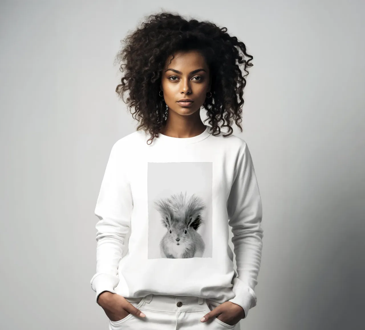 Squirrel sweatshirt by Paws & Claws