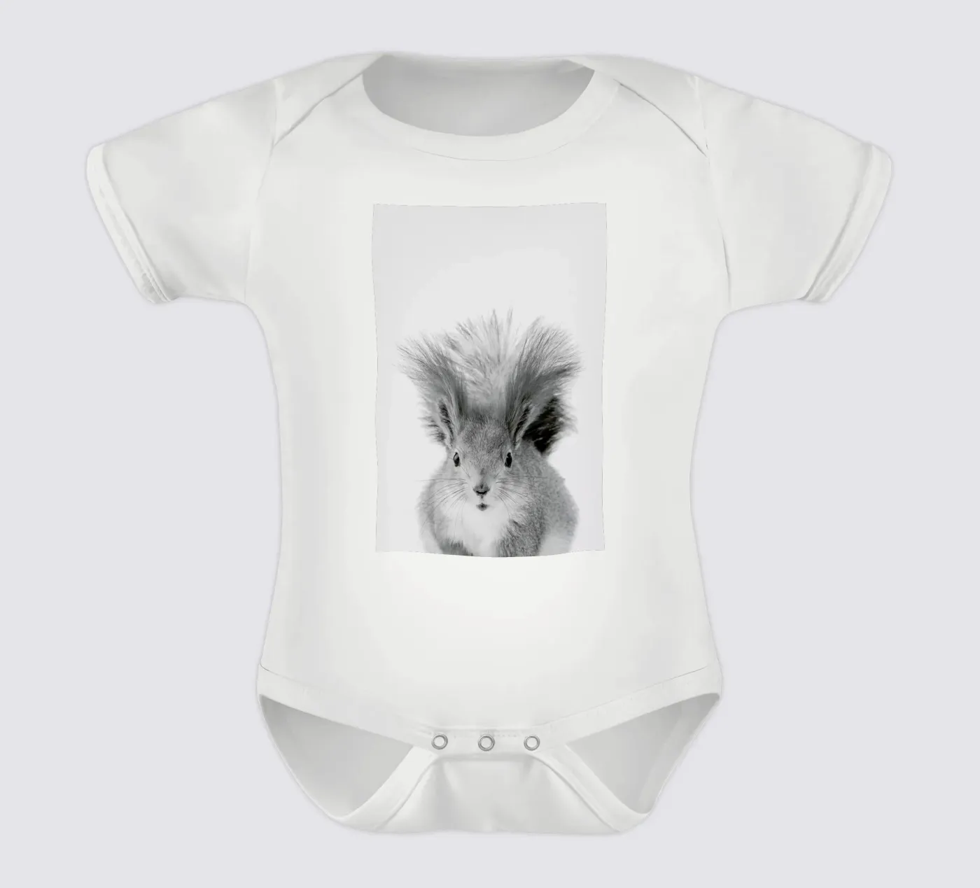 Squirrel Kurzarm Babybody von Paws & Claws