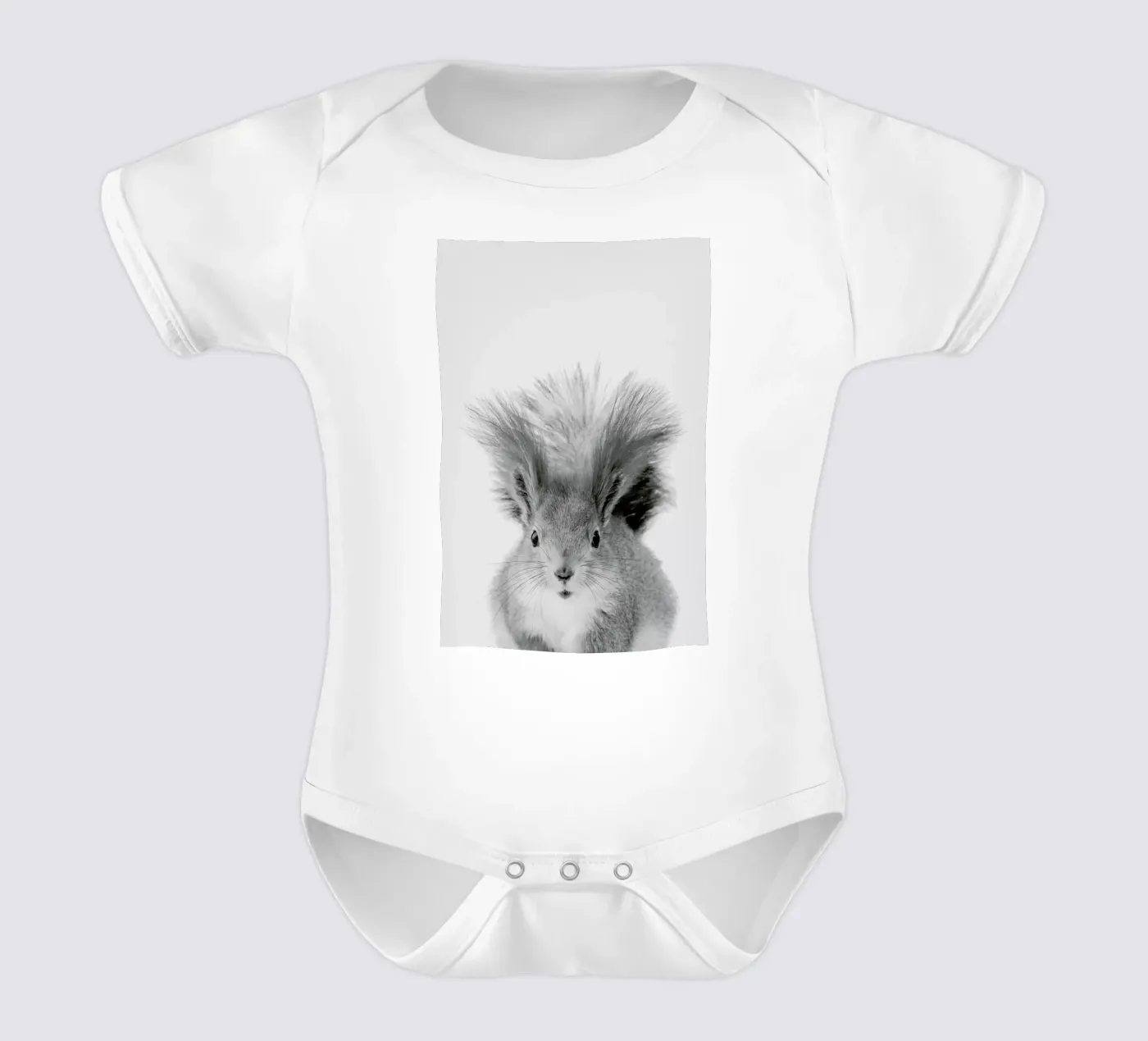 Squirrel Kurzarm Babybody von Paws & Claws