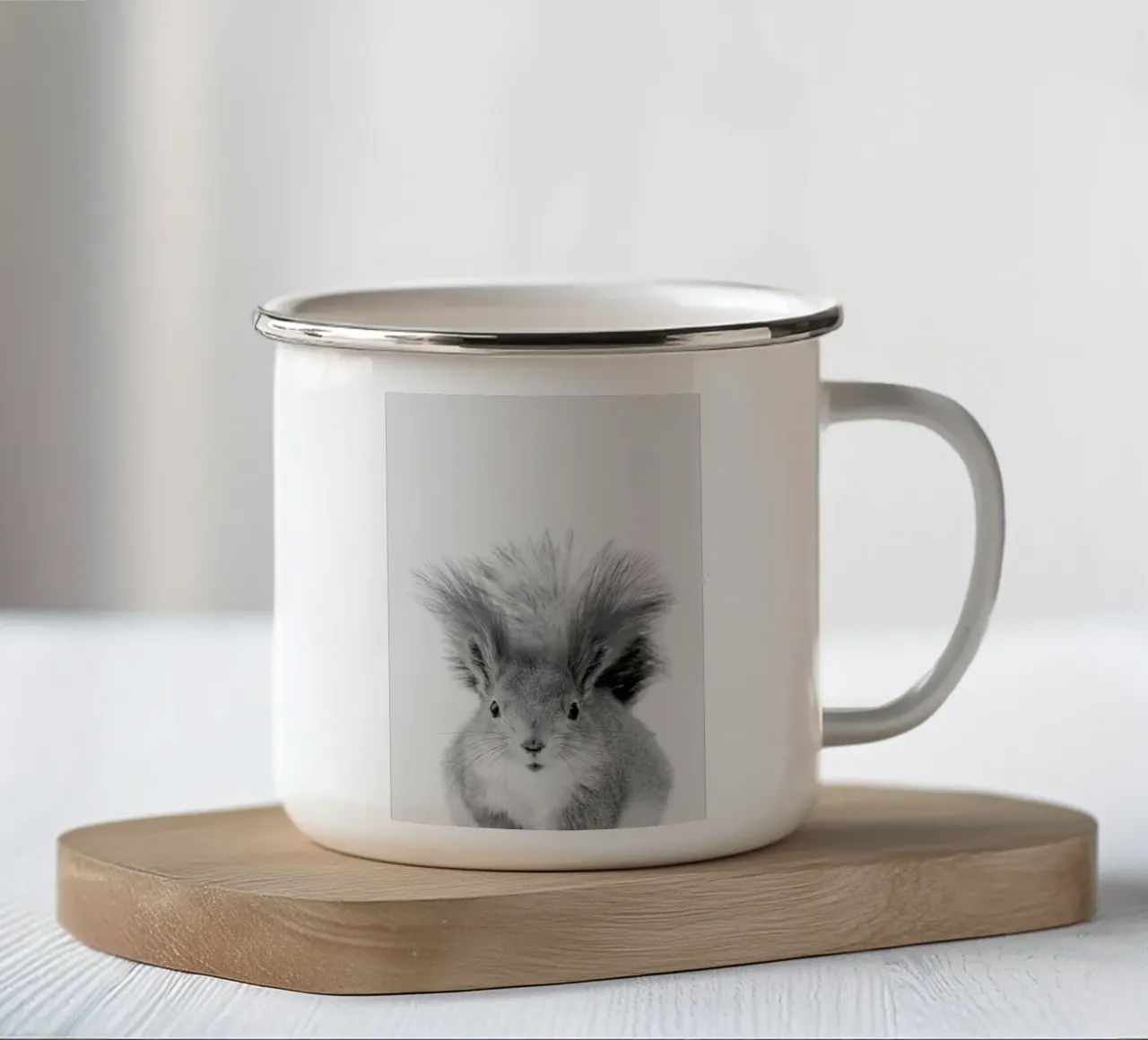 Squirrel tazza in smalto da Paws & Claws