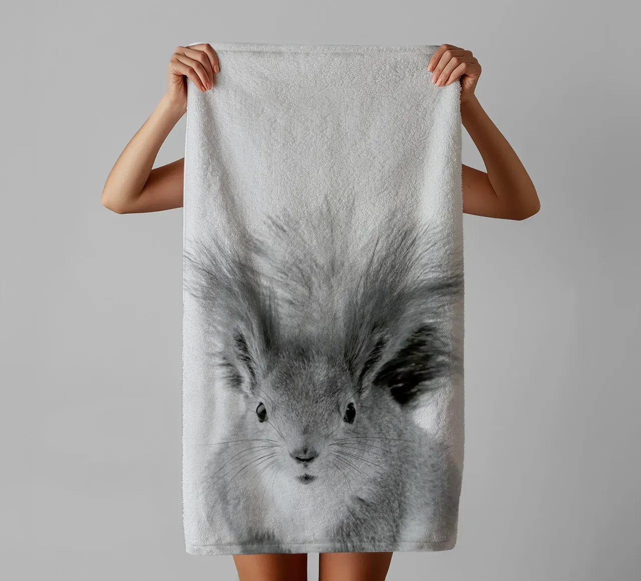 Squirrel towel by Paws & Claws