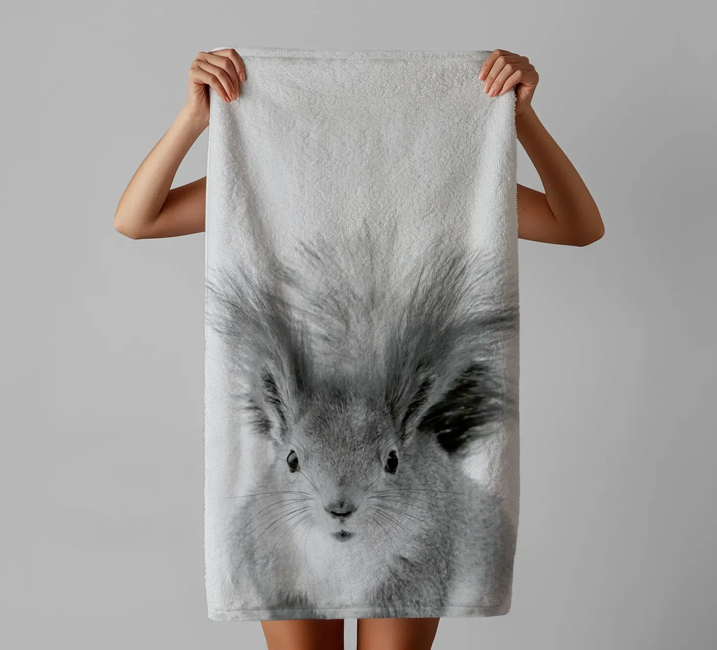 Squirrel towel by Paws & Claws