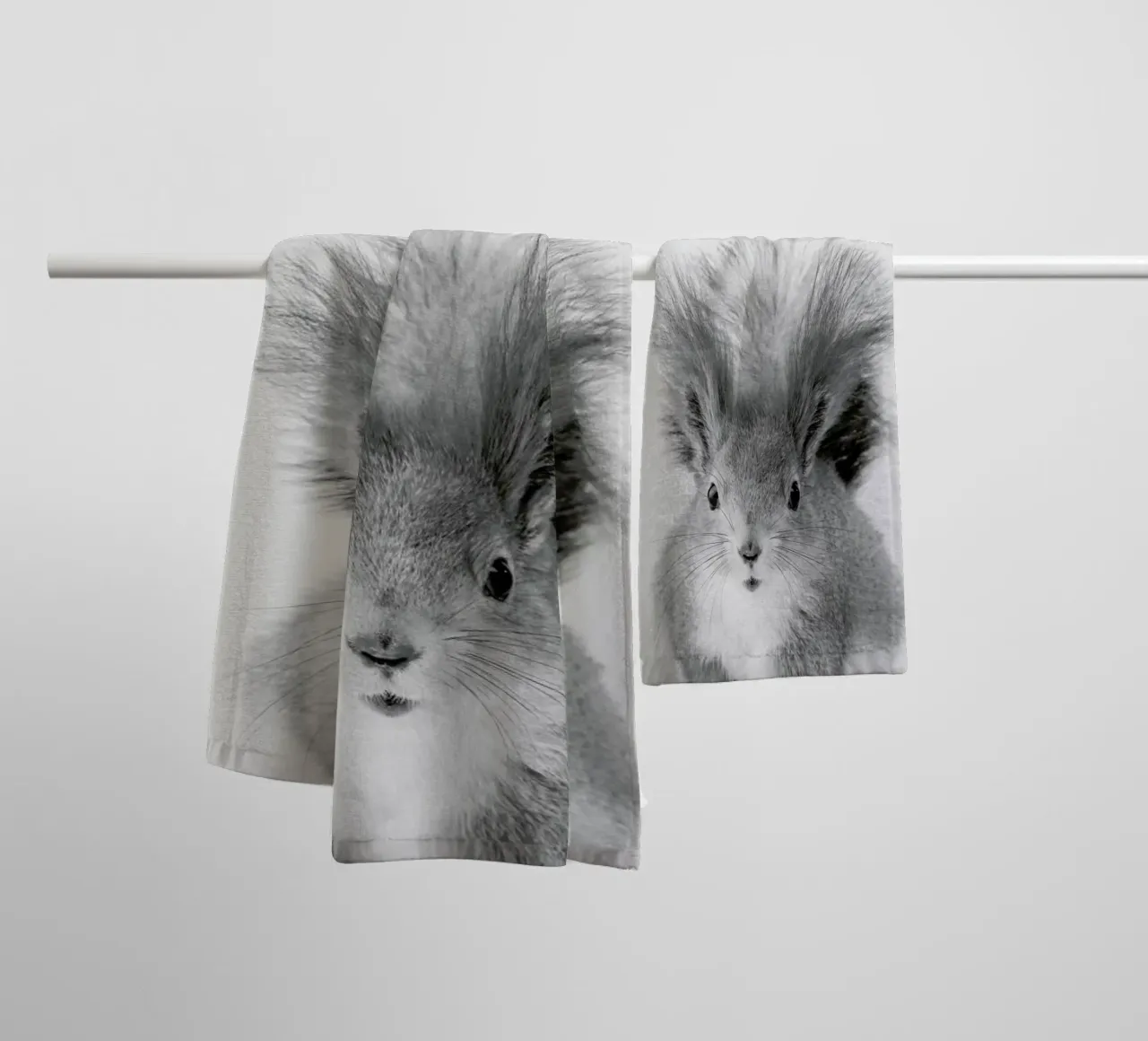 Squirrel towel by Paws & Claws