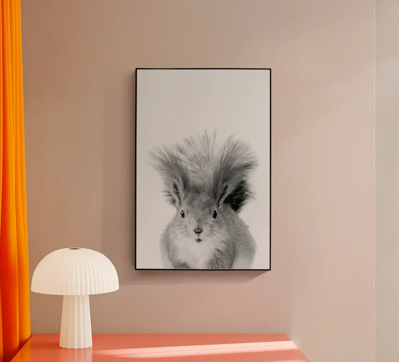 Squirrel acryl van Paws & Claws