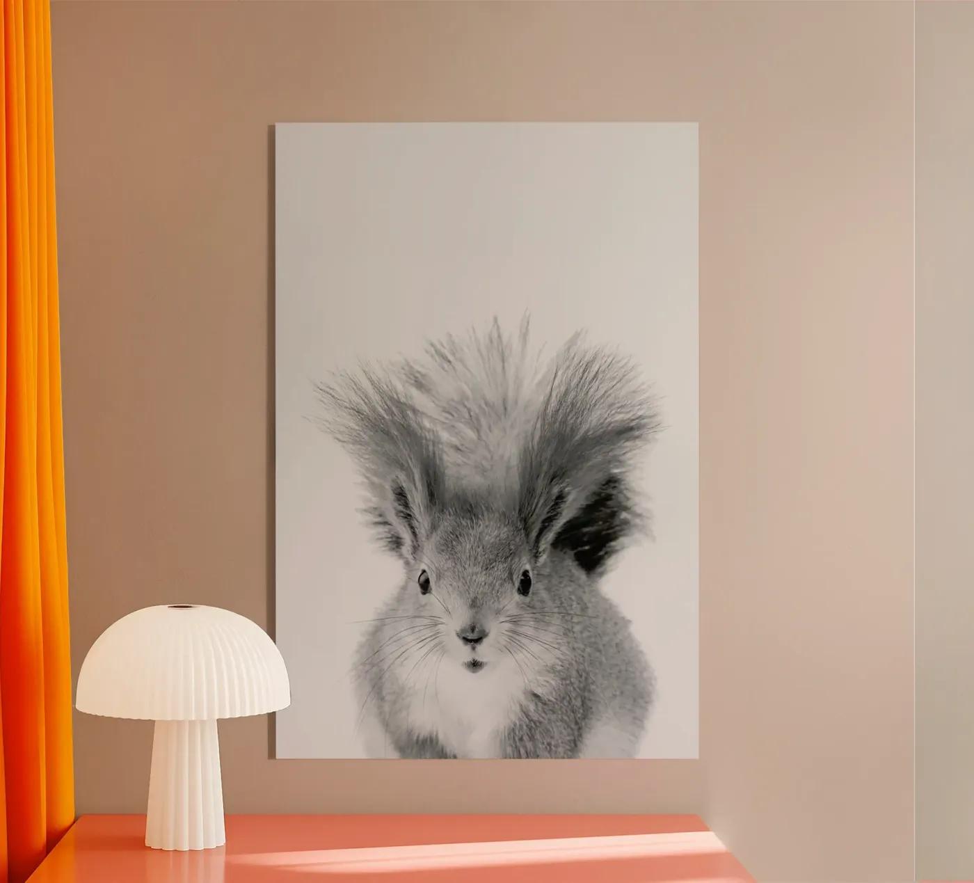 Squirrel acryl van Paws & Claws