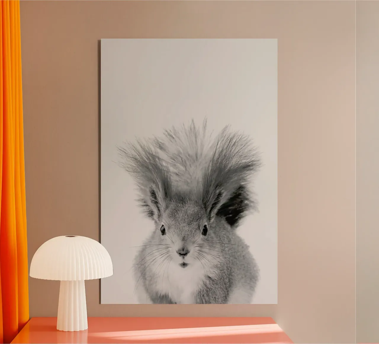 Squirrel alluminio dibond da Paws & Claws