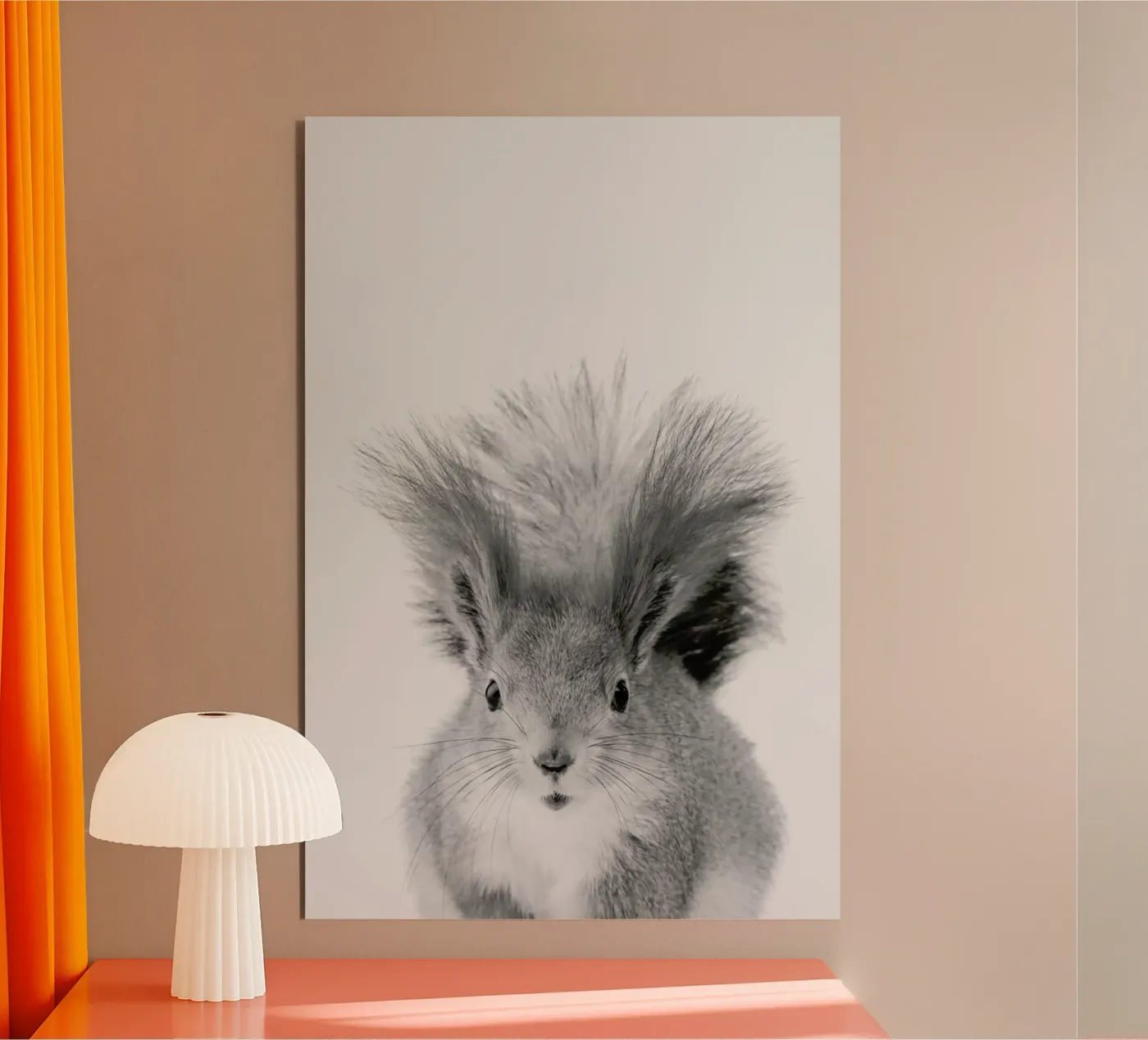 Squirrel alluminio dibond da Paws & Claws