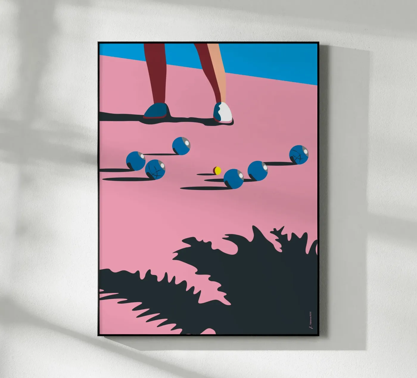 Pétanque plexiglass da Fabienne Petit