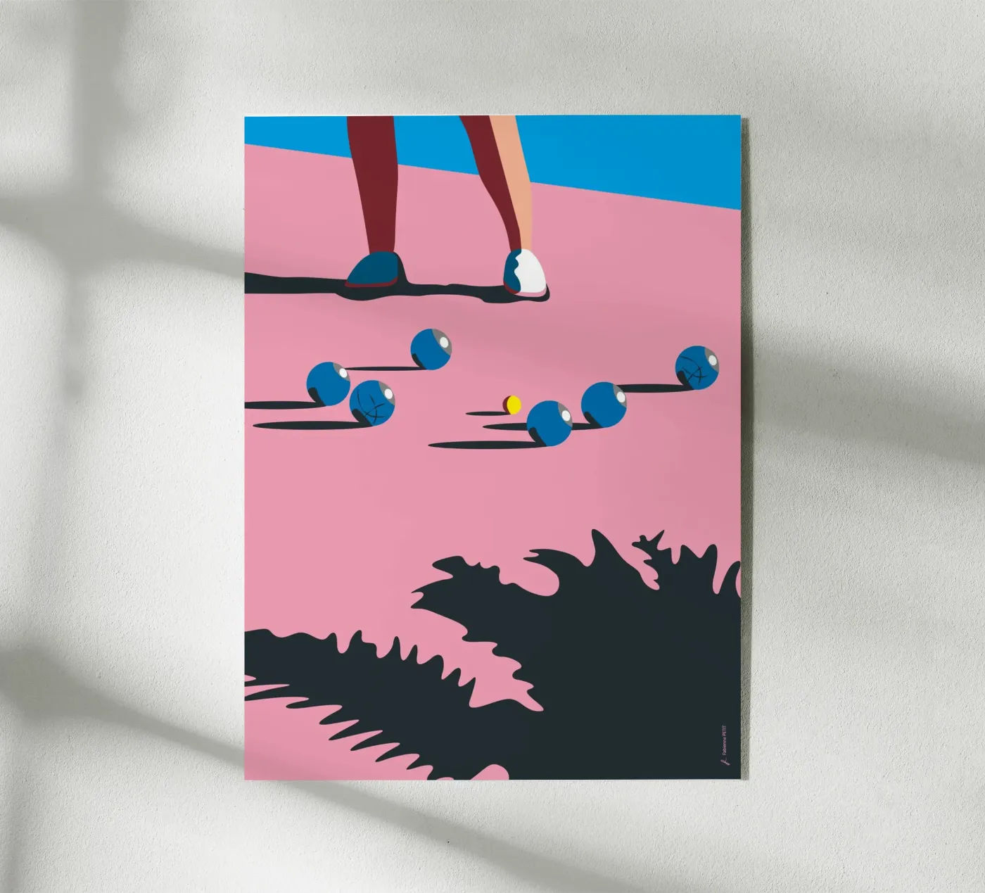 Pétanque plexiglass da Fabienne Petit