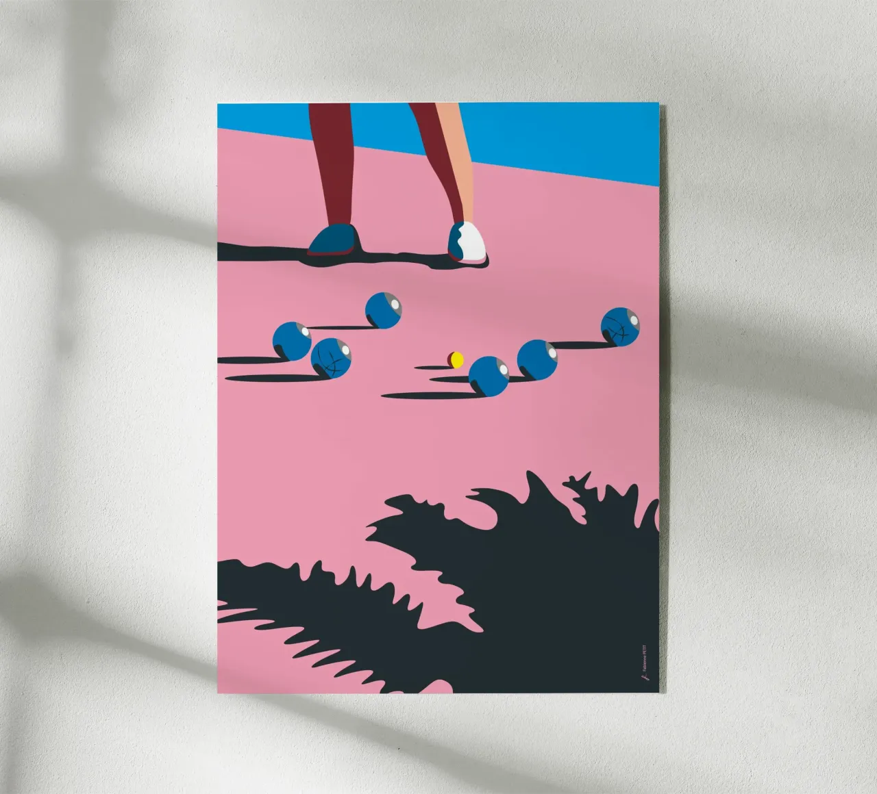 Pétanque plexiglass da Fabienne Petit