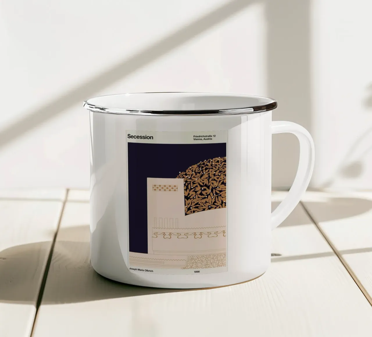 Secession tazza in smalto da Florent Bodart