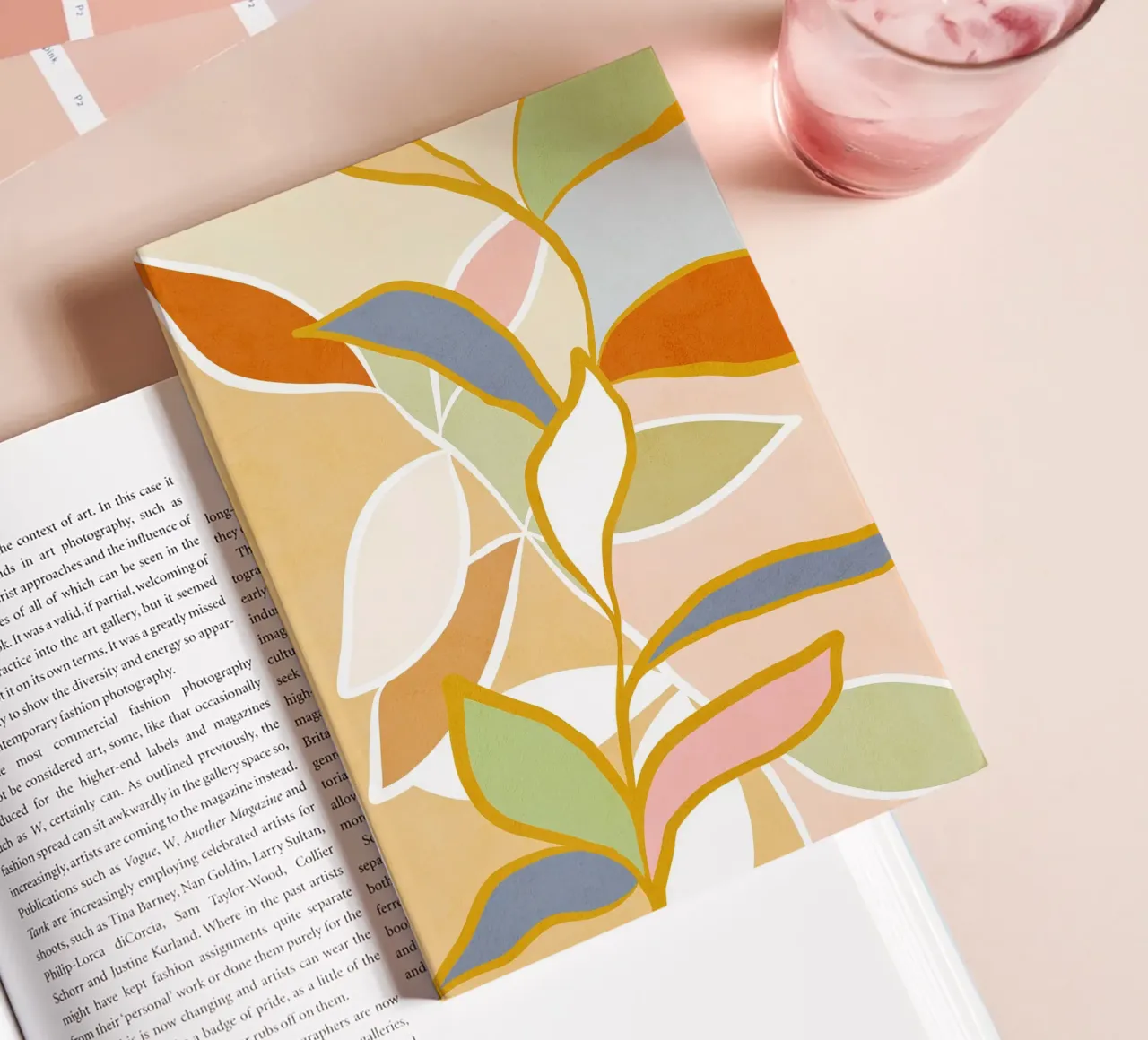 Closer to Nature • Botanical flow in Sunny Pastels notebook by Dominique Vari