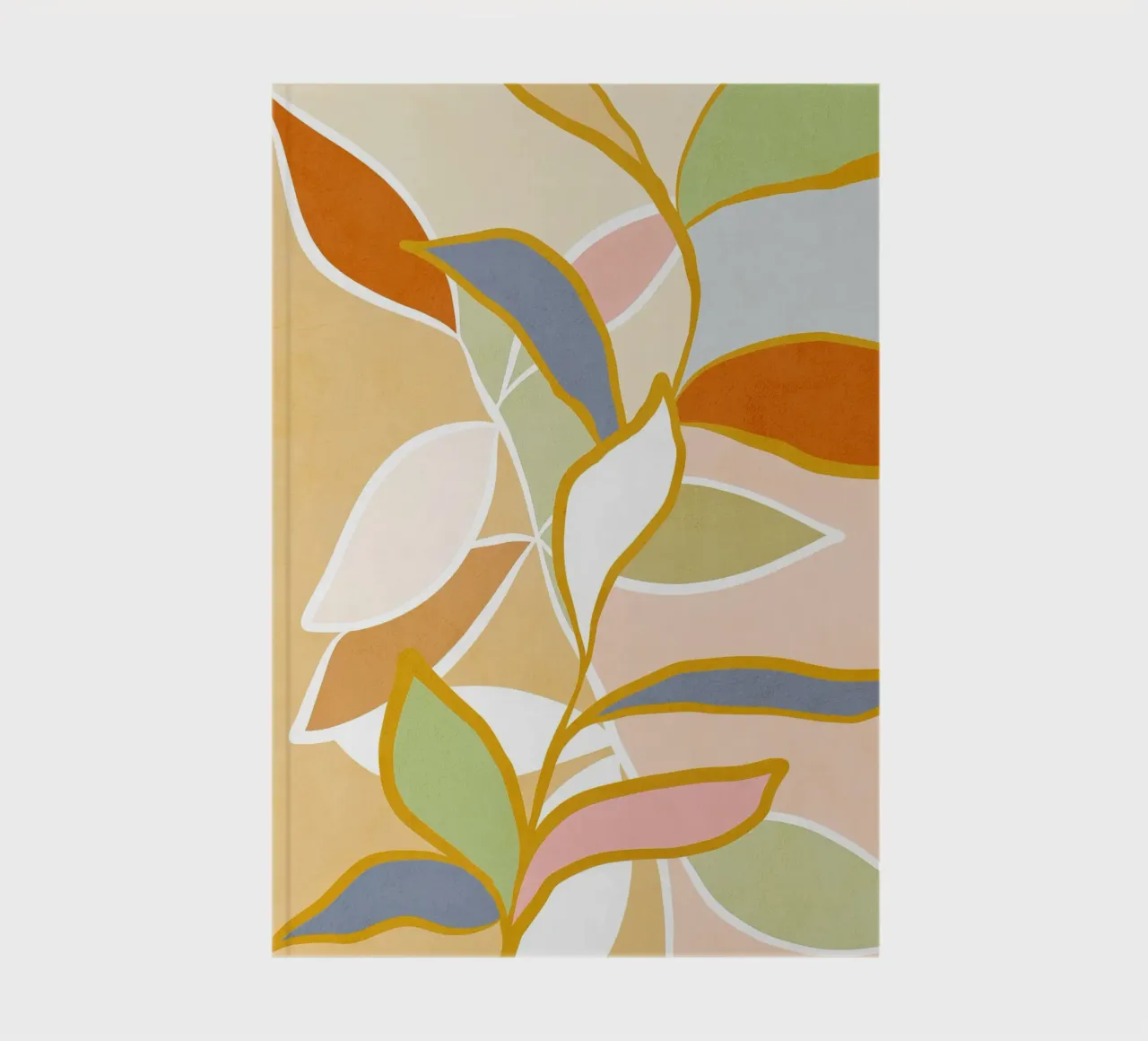 Closer to Nature • Botanical flow in Sunny Pastels notebook by Dominique Vari
