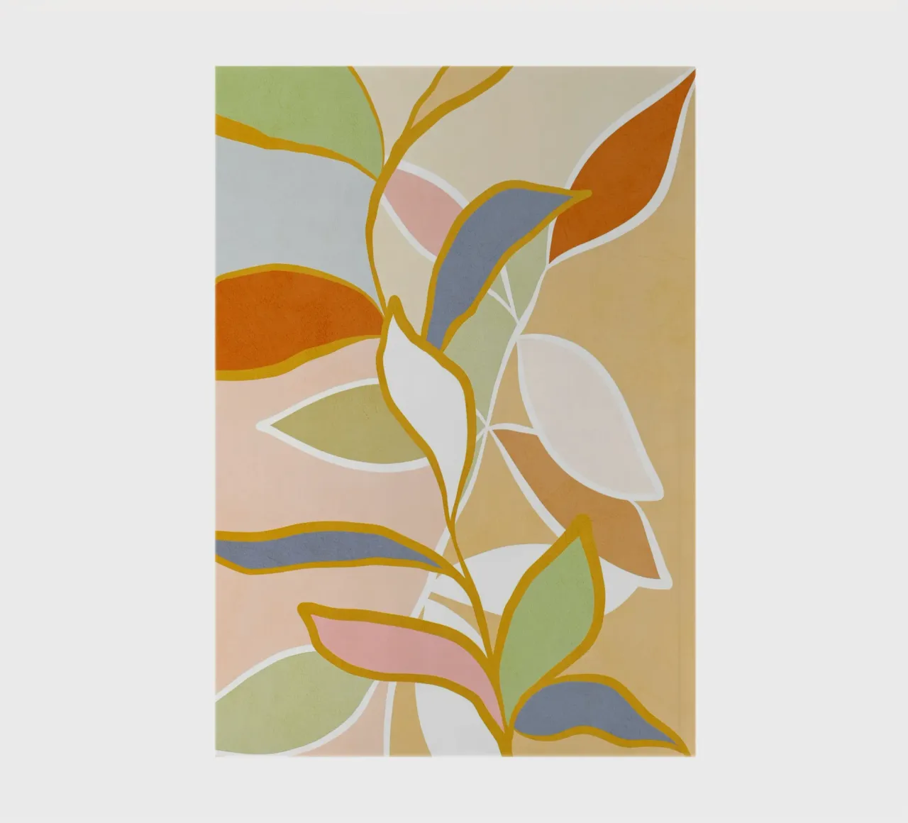 Closer to Nature • Botanical flow in Sunny Pastels notebook by Dominique Vari