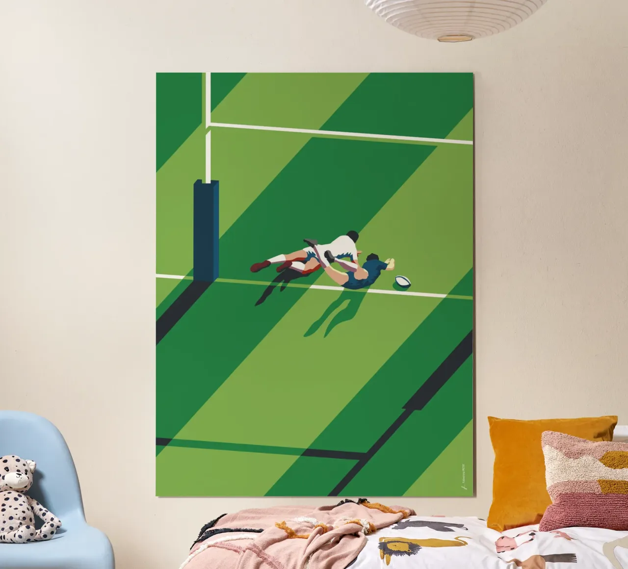 Il rugby poster da Fabienne Petit