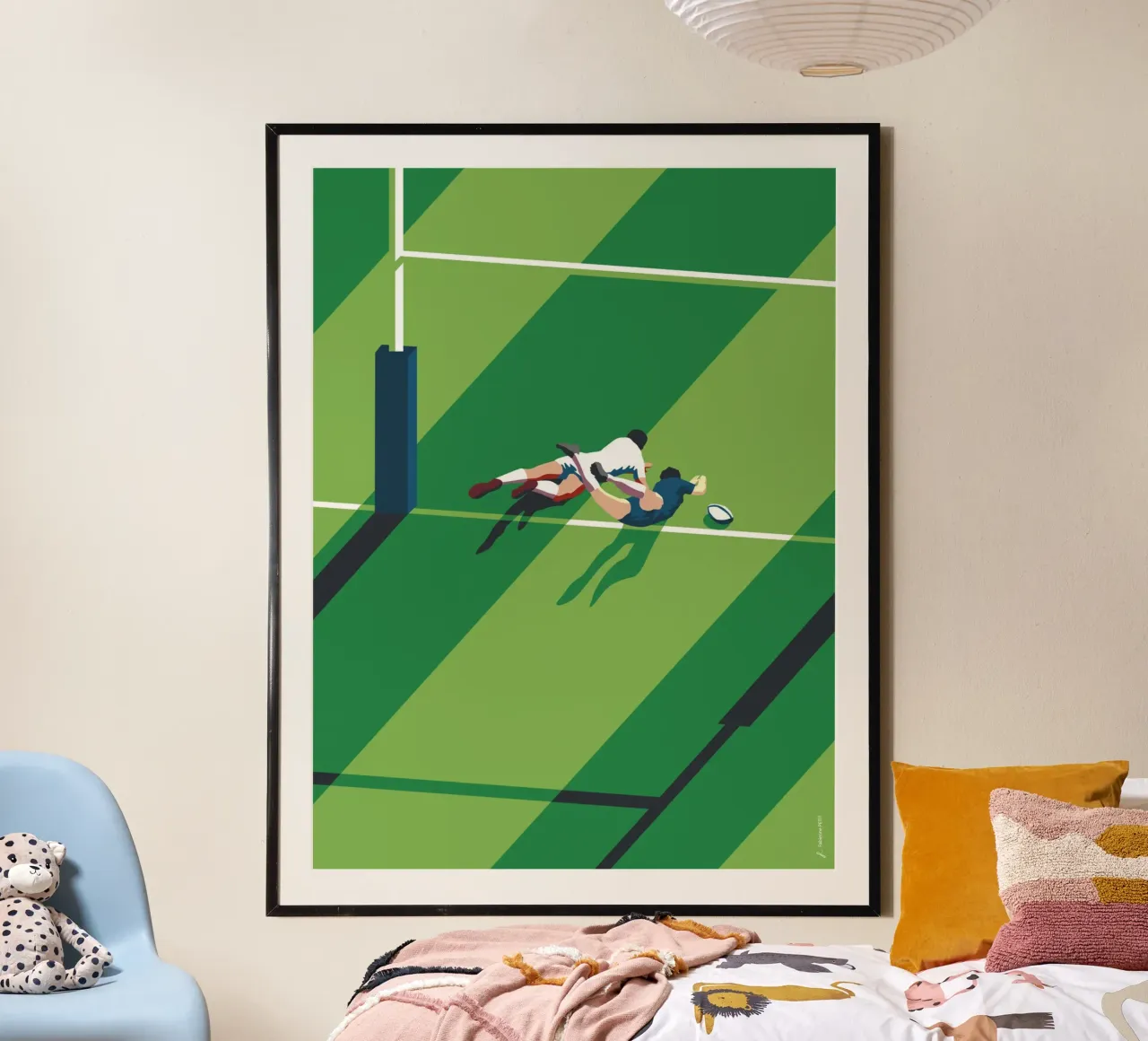Il rugby poster da Fabienne Petit