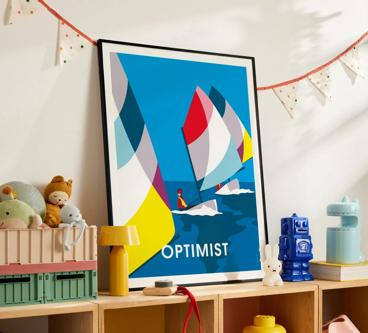 Optimist poster de Fabienne Petit