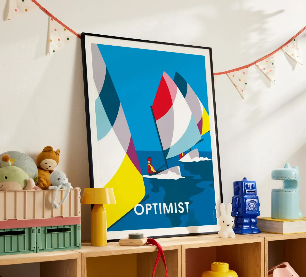 Optimist poster van Fabienne Petit