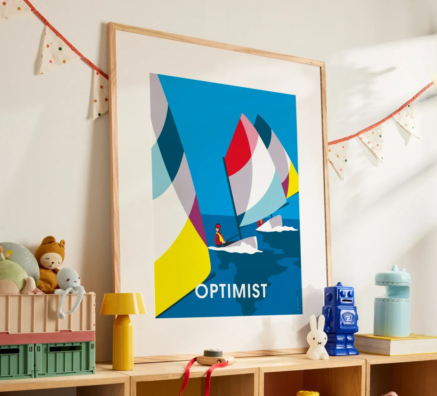 Optimist poster de Fabienne Petit